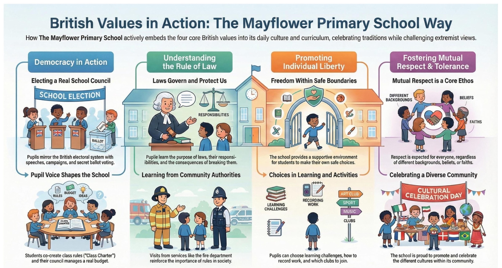 British Values Infographic